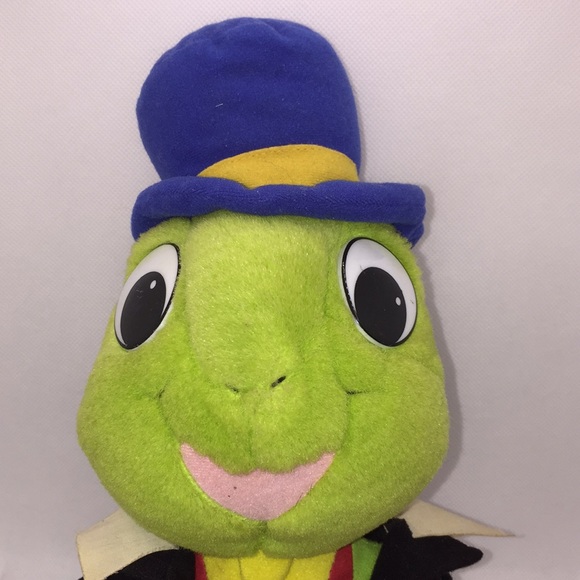 Jiminy Cricket Plush Stuffed Toy 14” Disney Pinocchio - Picture 2 of 9